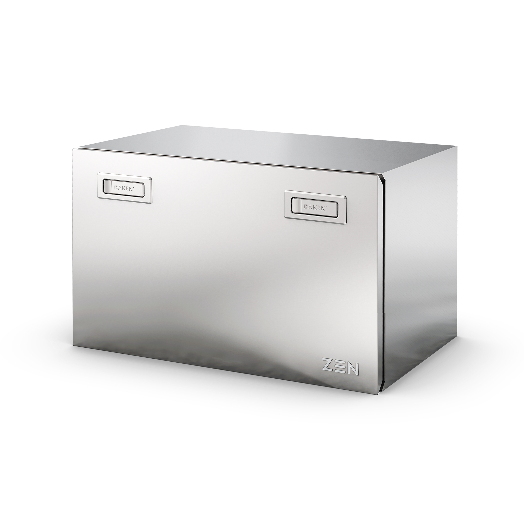 Daken 8Z2040 | Werkzeugkasten für LKW aus mattem Edelstahl mit mattem ZEN-Griff