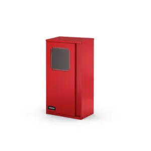8A2031 | Cloè porta estintore | acciaio verniciato rosso