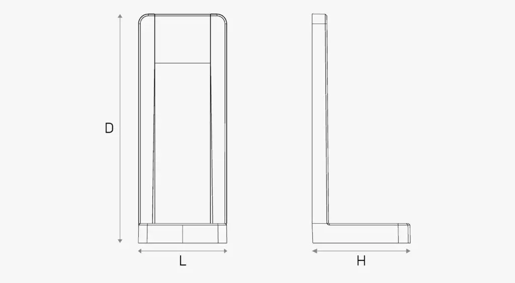 Split | disegno tecnico