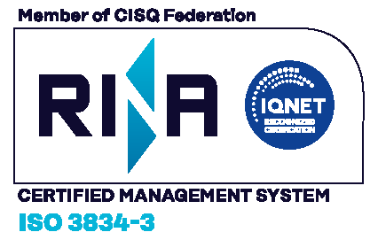 Logo certificazione ISO 3834